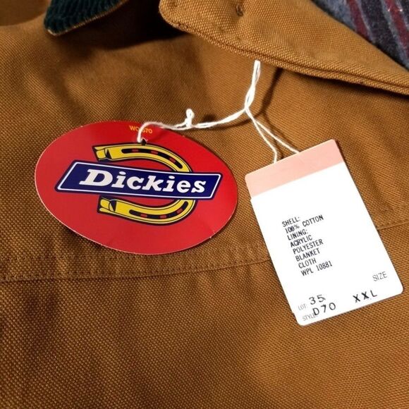 NWT Vintage 90s Dickies Deadstock Duck Canvas Workwear Chore Jacket Shacket XXL - Picture 2 of 11